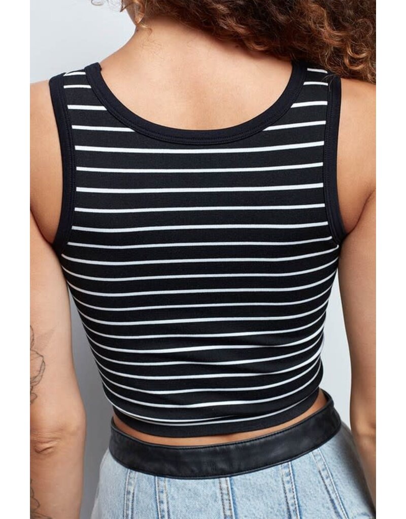 Youme Youme Striped Seamless Tank Top