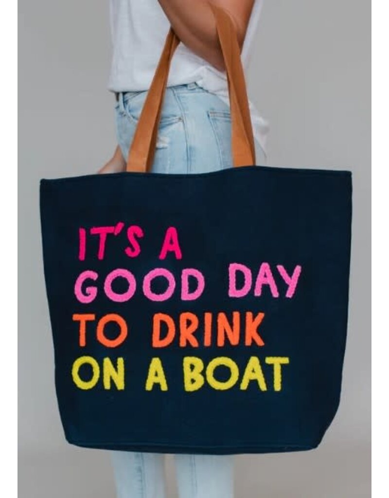 Panache Apparel Panache Apparel Drink On A Boat Tote