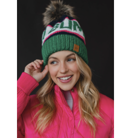 Panache Apparel Ski Bum Pom Hat