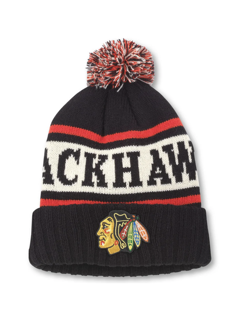 American Needle American Needle Pillow Line Knit Blackhawks Hat