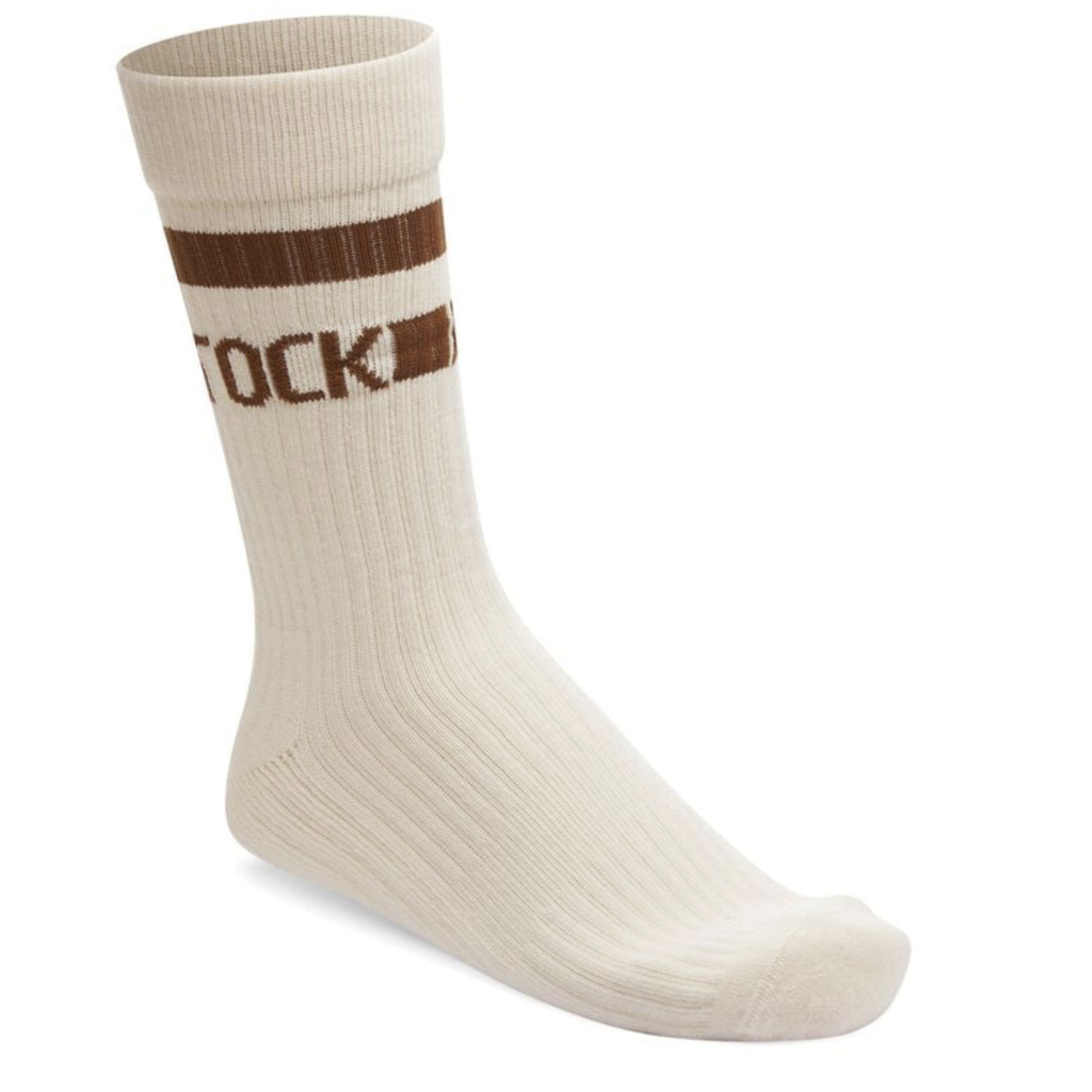 Birkenstock Birkenstock Cotton Crew Stripe Sock