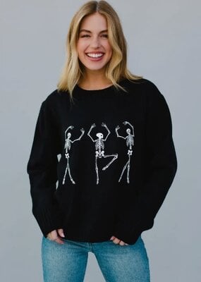 Panache Apparel Dancing Skeletons Sweater