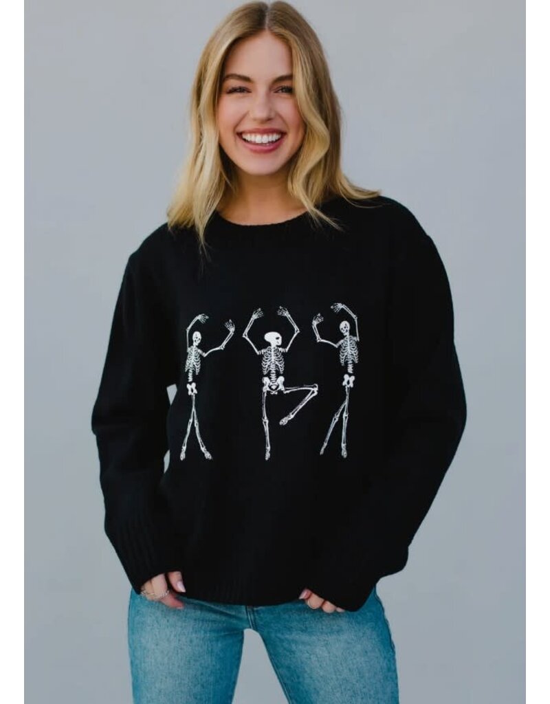 Panache Apparel Panache Apparel Dancing Skeletons Sweater