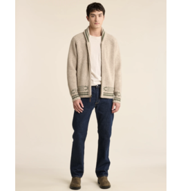 Pendleton Salmon Falls Zip Up Lambswool Cardigan