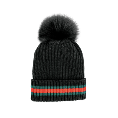 Mitchie's Matchings Hat with Stripe Cuff