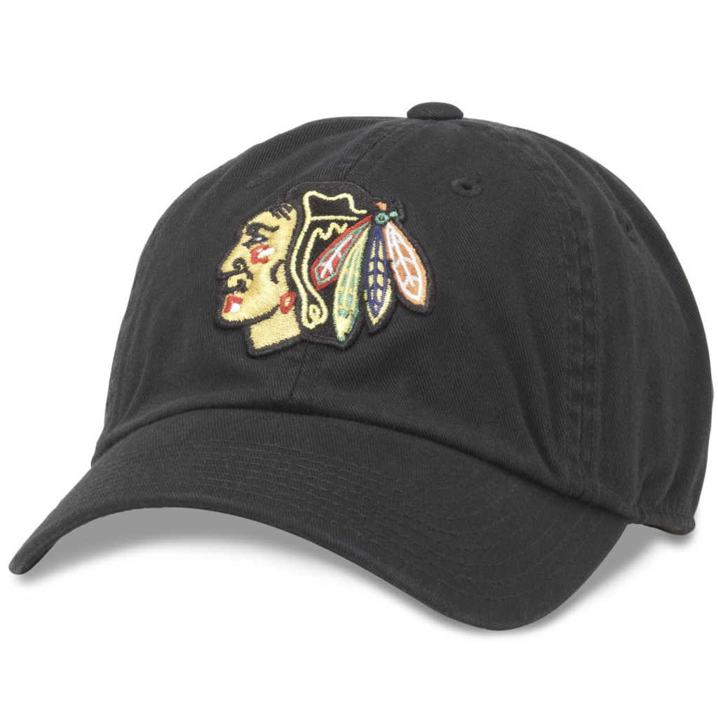 American Needle American Needle Blue Line Blackhawks Hat