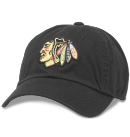 American Needle Blue Line Blackhawks Hat