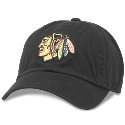 American Needle Blue Line Blackhawks Hat