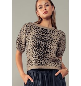 Trend Notes Short Sleeve Knit Top