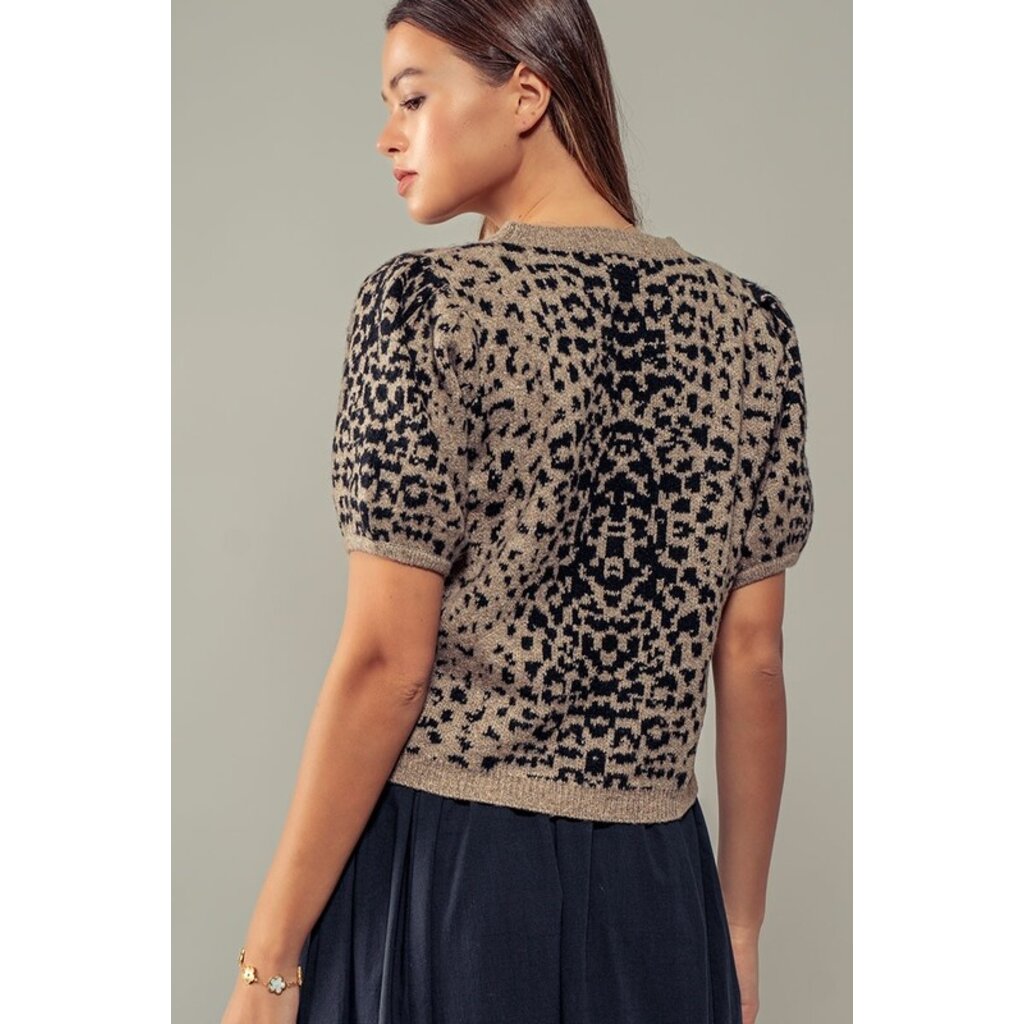 Trend Notes Trend Notes Short Sleeve Knit Top