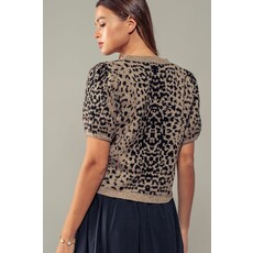 Trend Notes Trend Notes Short Sleeve Knit Top