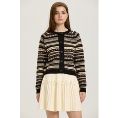 Rosie Posie Rosie Posie Fair Isle Button Up Cardigan