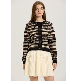 Rosie Posie Fair Isle Button Up Cardigan