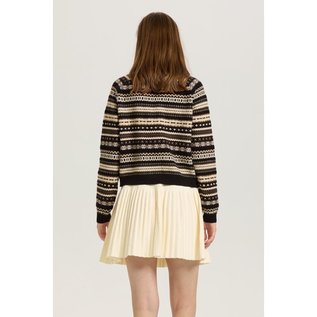 Rosie Posie Rosie Posie Fair Isle Button Up Cardigan