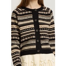 Rosie Posie Rosie Posie Fair Isle Button Up Cardigan