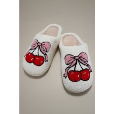 Josslyn Josslyn Novelty Plush Holiday Slippers
