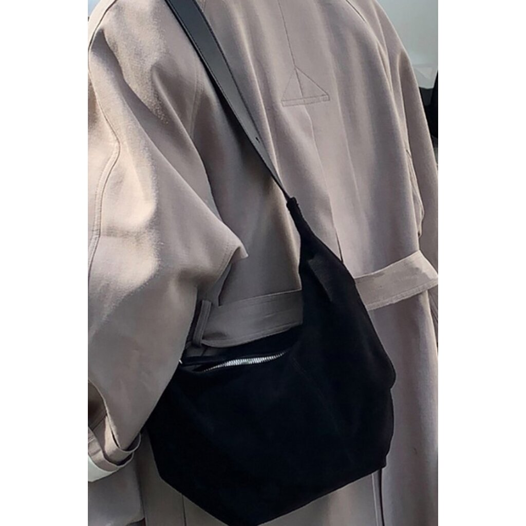 Swan Madchen Swan Madchen Suede Cloud Shoulder Bag
