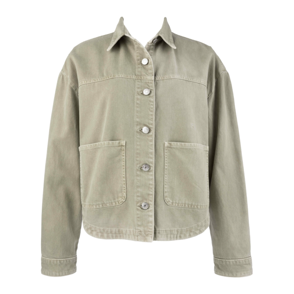 KUT Kut Ellie Denim Jacket with Patch Pockets