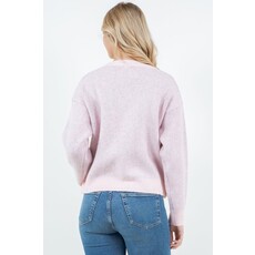 Dreamers Dreamers Teddy Bear Print Sweater