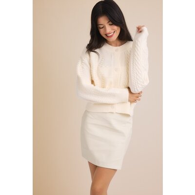 Gilli Cable Button Down Cardigan Sweater