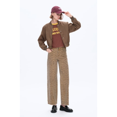Bayeas Bayeas Leopard Print Straight Pants
