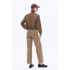 Bayeas Bayeas Leopard Print Straight Pants