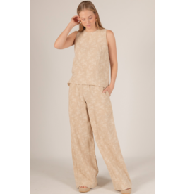 Before You Leaf Print Wide Leg Pants