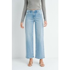 Just Black Denim Just Black Denim Mid Rise Slim Wide Leg Jean