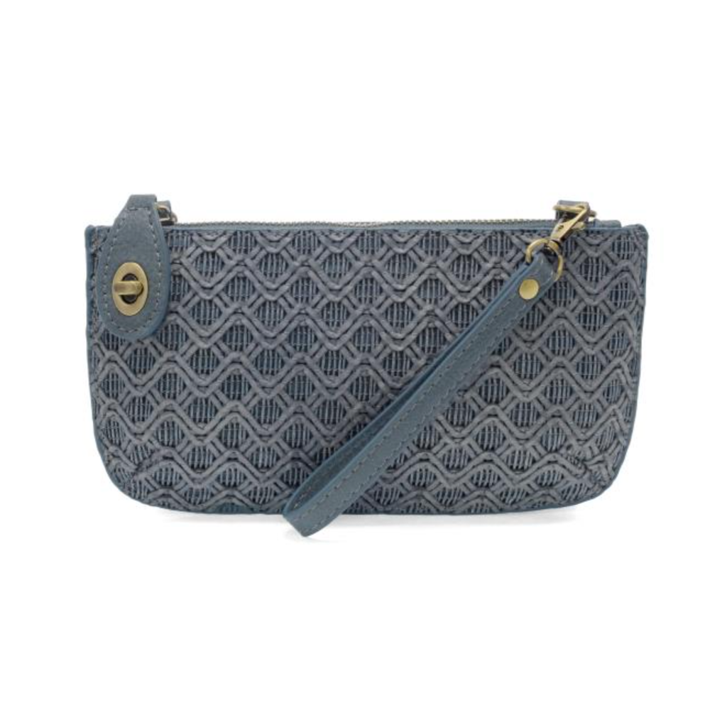 Joy Susan Joy Susan Lattice Woven Mini Crossbody Wristlet