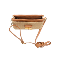 Joy Susan Joy Susan Straw Bonnie Mini Organizer Bamboo Crossbody