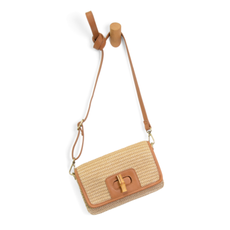 Joy Susan Joy Susan Straw Bonnie Mini Organizer Bamboo Crossbody