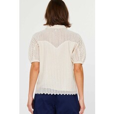 Current Air Current Air Lace Shirt Blouse