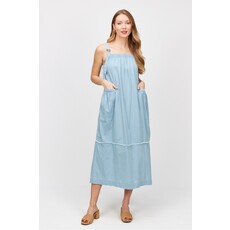 Before You Before You Chambray Overall Style Dress