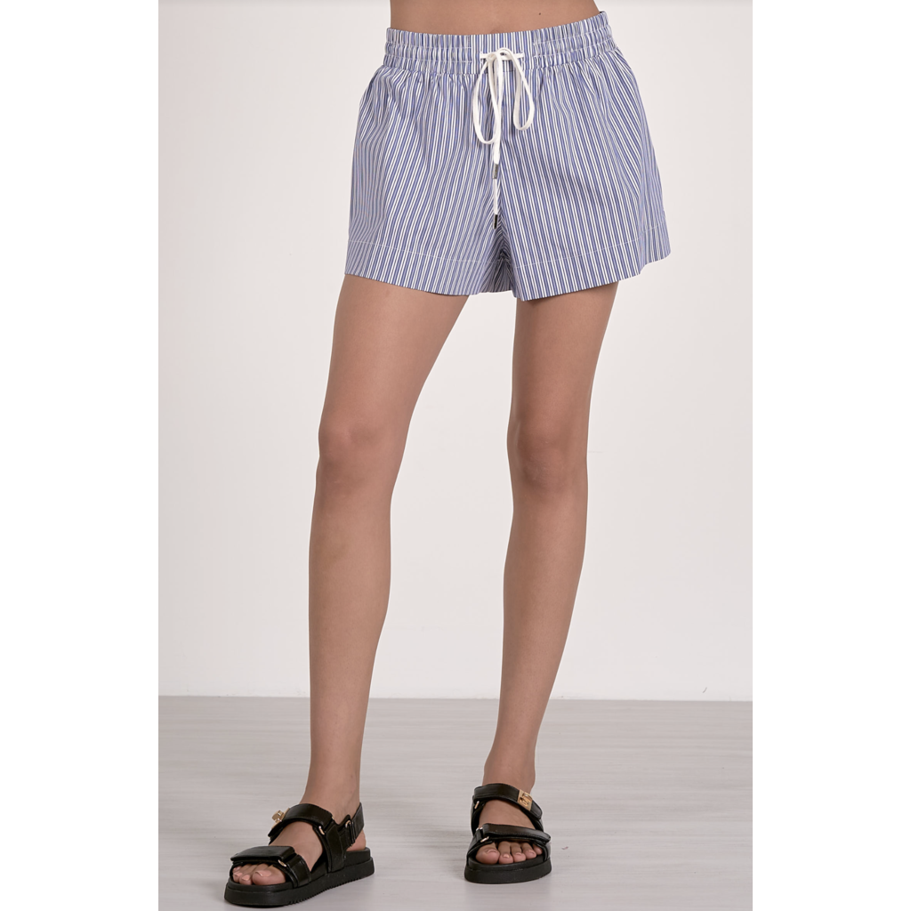 Elan Elan Chiara Navy Stripe Short