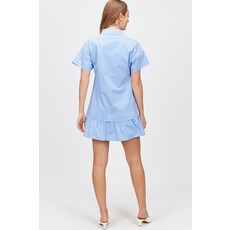 Before You Before You Cotton Poplin Striped Dress