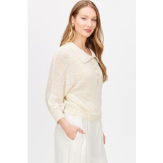 Before You Before You Knit 3/4 Sleeve Novelty Top