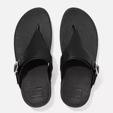FITFLOP FitFlop Lulu Resin Buckle Leather Toe Post Sandal
