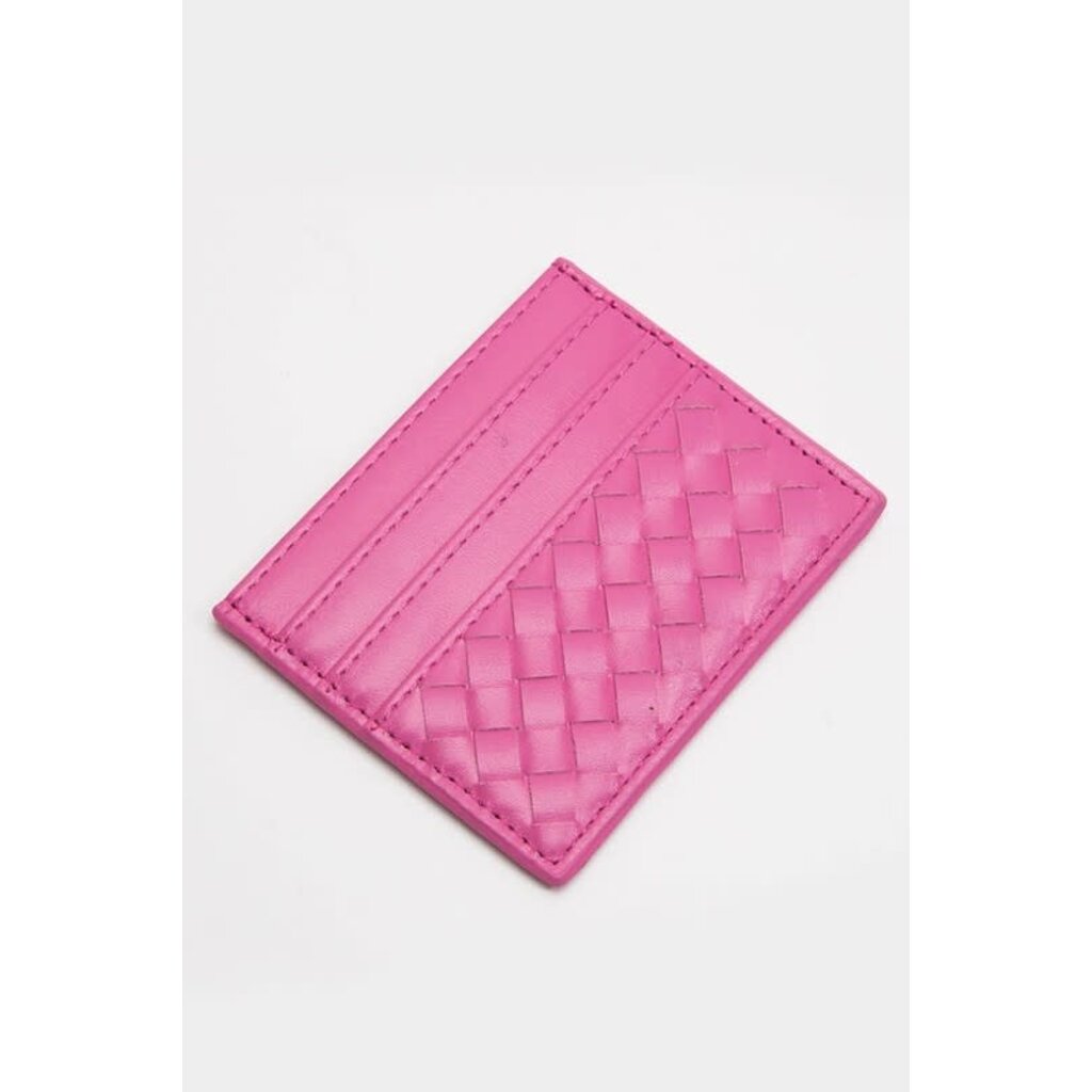 Fashion City Fashion City Woven Braided Card Wallet