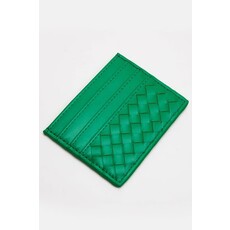 Fashion City Fashion City Woven Braided Card Wallet