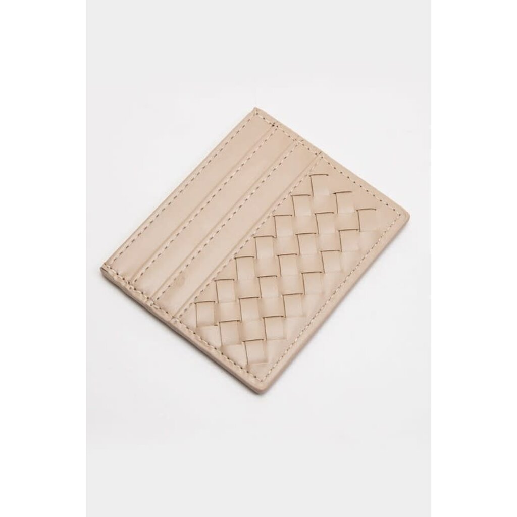 Fashion City Fashion City Woven Braided Card Wallet