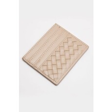 Fashion City Fashion City Woven Braided Card Wallet