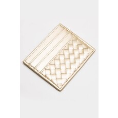 Fashion City Fashion City Woven Braided Card Wallet
