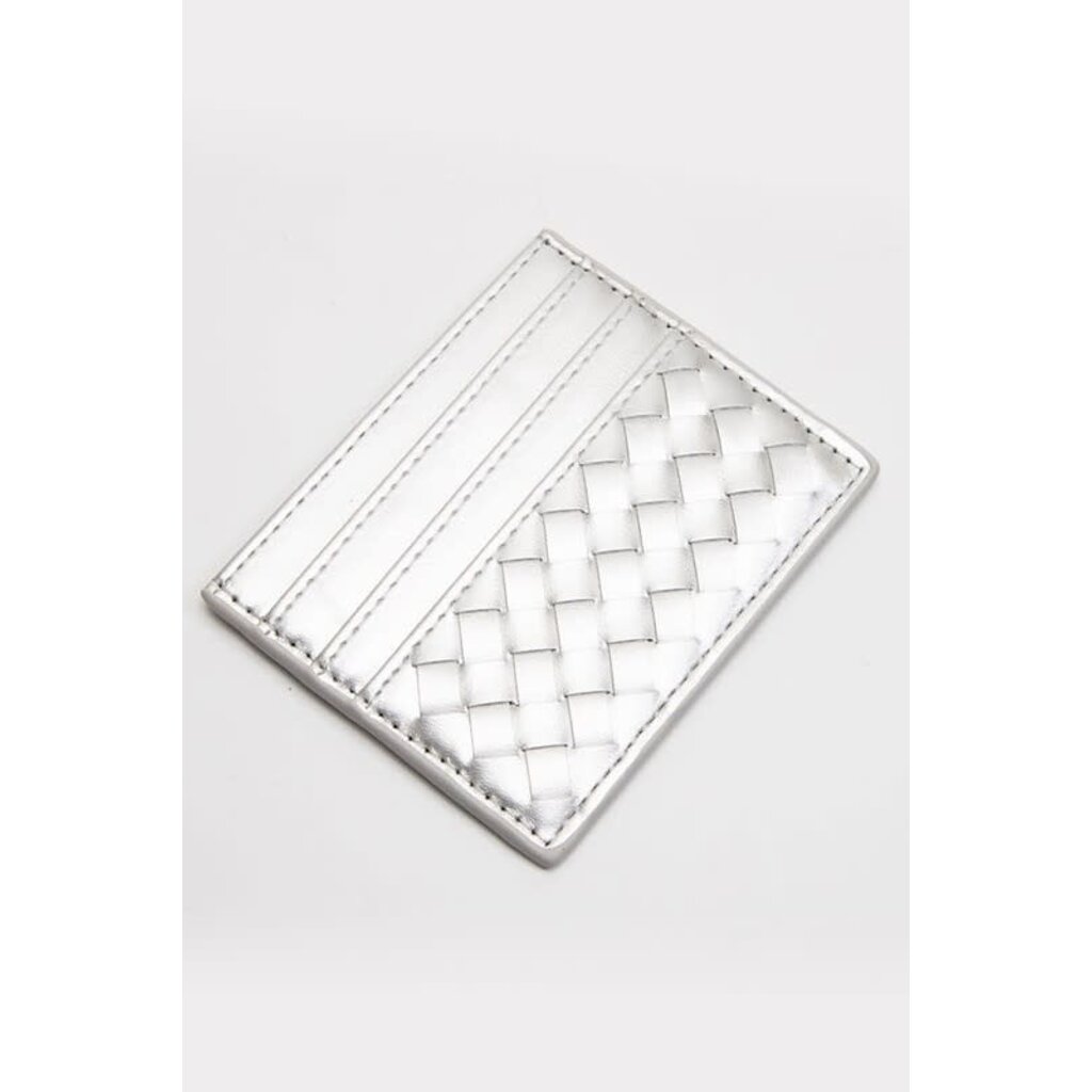 Fashion City Fashion City Woven Braided Card Wallet