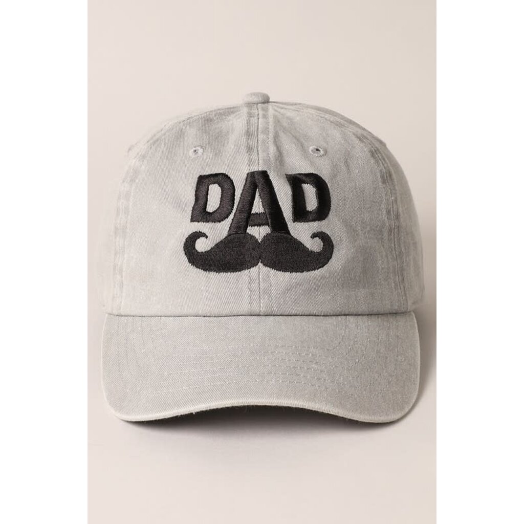 Fashion City Fashion City Dad Mustache Embroidered Cap