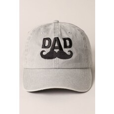 Fashion City Fashion City Dad Mustache Embroidered Cap
