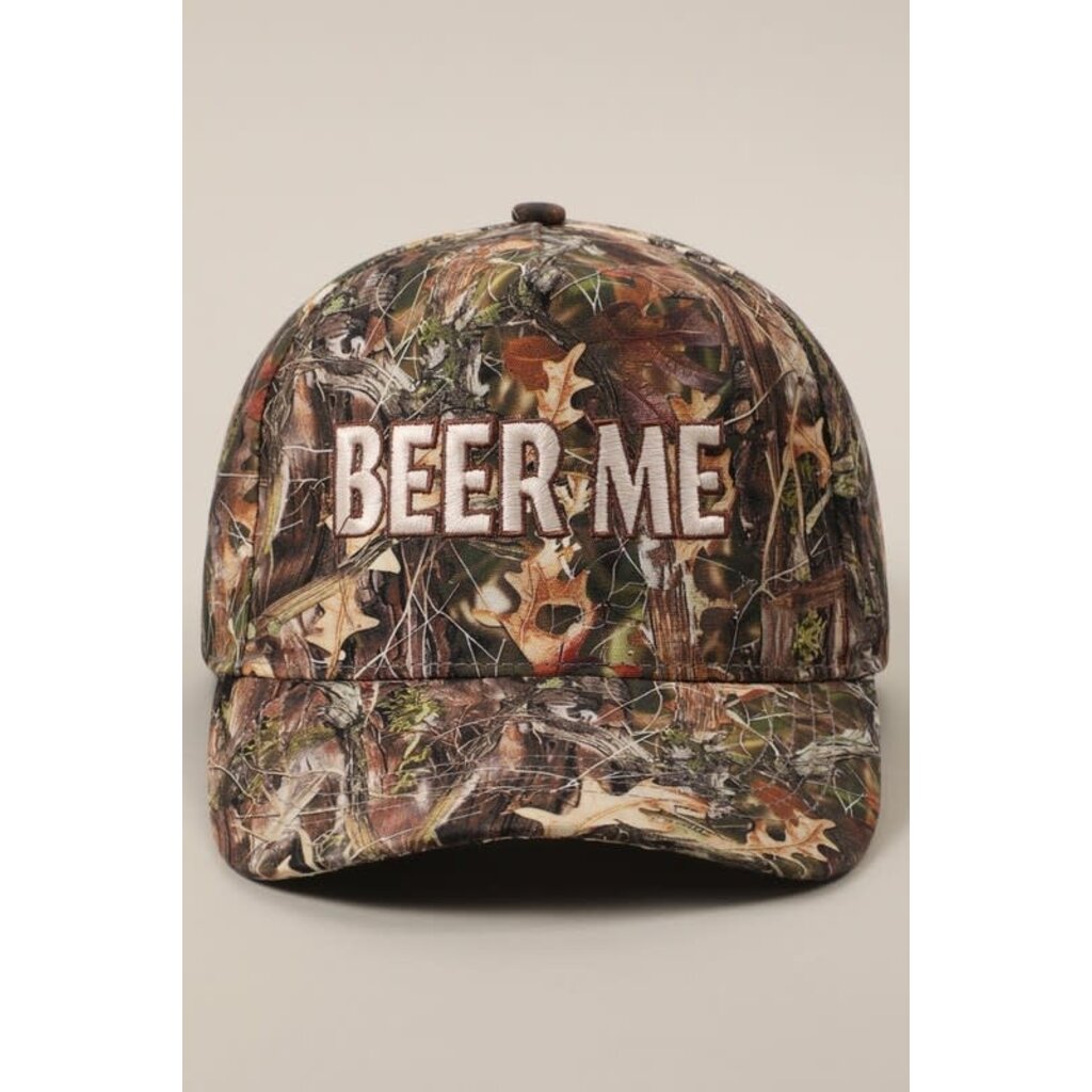 Fashion City Fashion City Beer Me Embroidered Baseball Cap