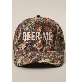 Fashion City Beer Me Embroidered Baseball Cap
