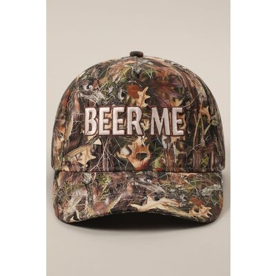 Fashion City Beer Me Embroidered Baseball Cap