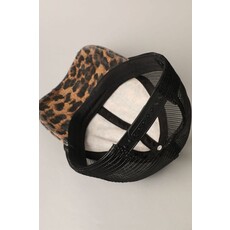 Fashion City Fashion City Distressed Mesh Back Baseball Cap