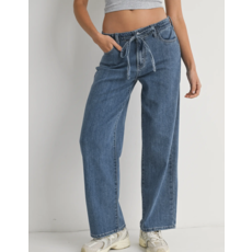 Just Black Denim Just Black Denim Drawstring Wide Leg Pant